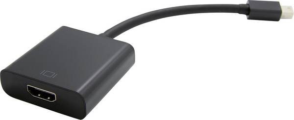 Value Mini-DisplayPort / HDMI kabelový adaptér Mini DisplayPort konektory, Zásuvka HDMI-A 0.15 m černá 12.99.3129 Kabel DisplayPort