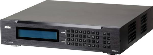 ATEN VM51616H 16 portů HDMI přepínač pro průmyslové použití, možnost montáže do stojanu, lze ovládat prostřednictvím PC 1920 x 1080 Pixel