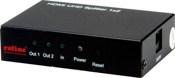 Roline   HDMI rozbočovač UHD 3840 x 2160 Pixel černá