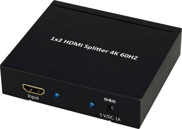 Value   HDMI rozbočovač UHD 4096 x 2160 Pixel černá