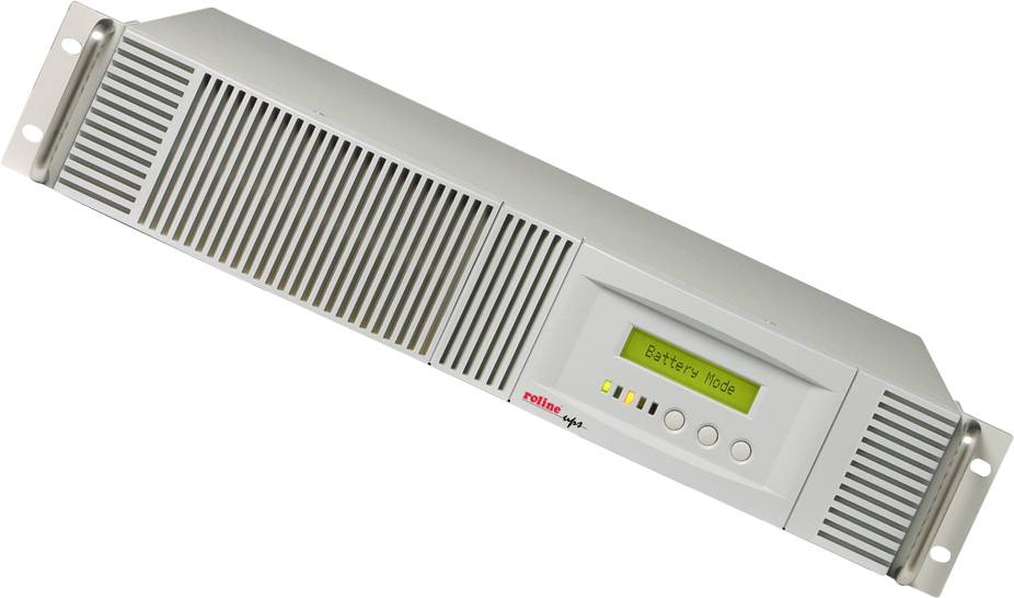 Elektronické zařízení, které spravuje a monitoruje baterie. Displej zobrazuje 'Battery Mode'.