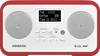 Sangean DPR-77 A500334 stolní rádio, DAB+, DAB, FM, zámek klávesnice, červená