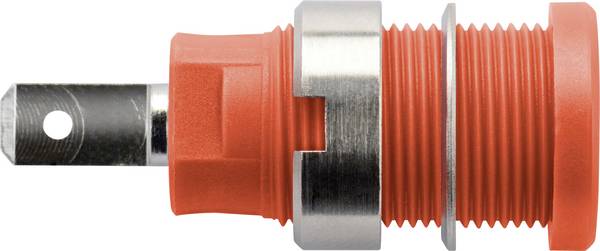 Schützinger DI SEB 6450 Ni / RT bezpečnostní vestavná zásuvka 4 mm červená 1 ks