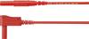 Schützinger MSWFK A341 / 1 / 100 / RT měřicí kabel zástrčka 4 mm zástrčka 4 mm červená 1 ks