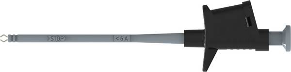 Schützinger  bezpečnostní měřicí svorka, zásuvka 4 mm, černá