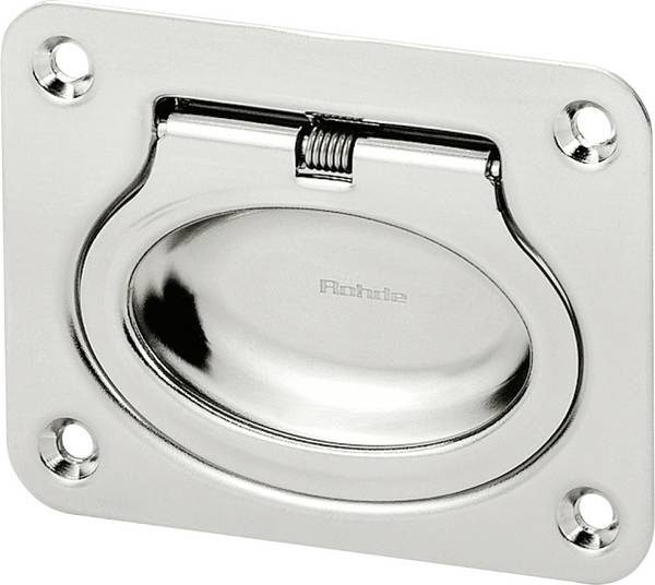Rohde EE-01.R075.39 zaklapávací úchyt  nerezová ocel (d x š x v) 75 x 58 x 10 mm 3 ks