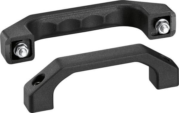 Rohde RG-1P.120.84 univerzální rukojeť  černá (d x š x v) 146 x 24 x 39 mm 6 ks