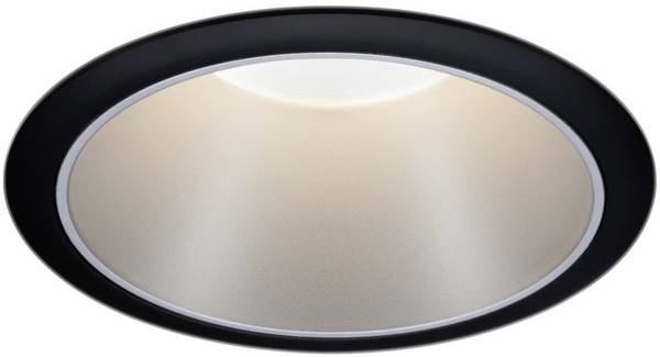 Paulmann 93397  LED vestavné svítidlo, LED, GU10, černá (matná), stříbrná