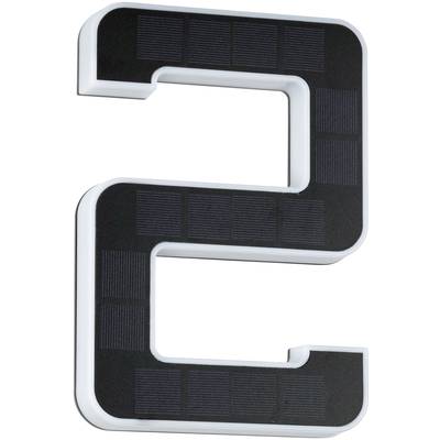 Velká stylizovaná černá číslice '3' s geometrickými hranami a několika čtvercovými vzory na povrchu.
