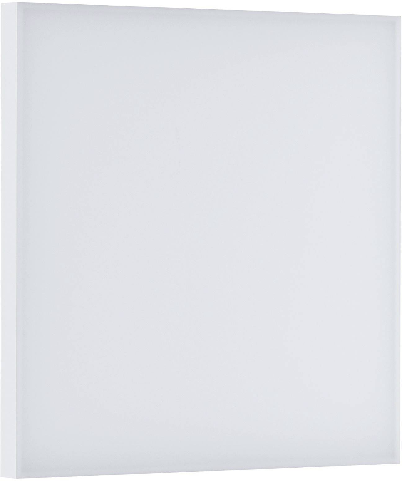 Obdélníkový, bílý plošný LED panel s tenkým rámečkem, vhodný pro osvětlení prostorů v kancelářích nebo obytných místnostech.