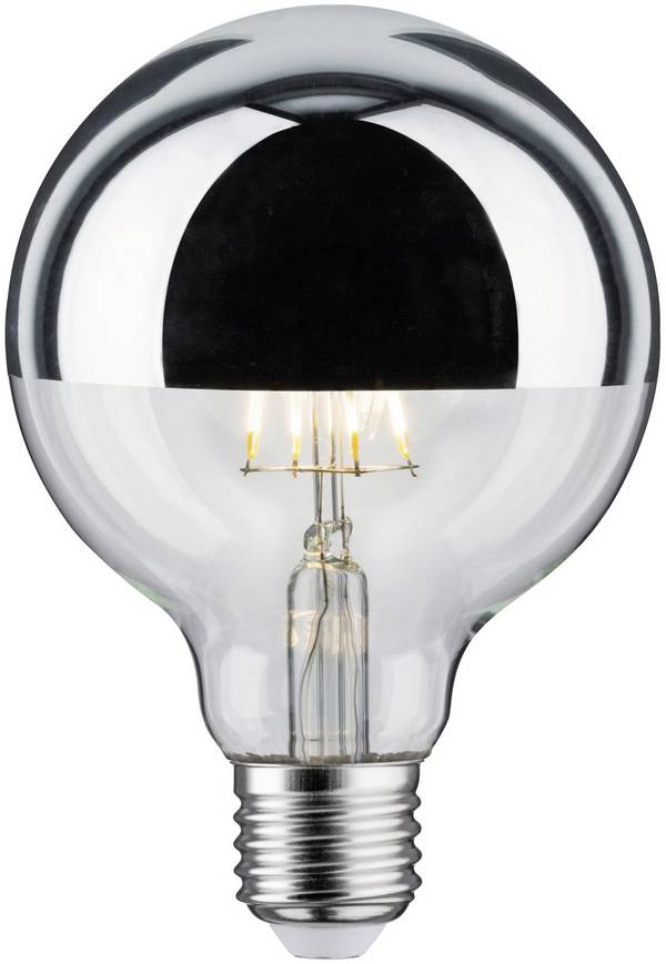Paulmann 28673 LED Energetická třída (EEK2021) F (A - G) E27 kulatý tvar 6.5 W = 48 W teplá bílá (Ø x v) 95 mm x 138 mm stmívatelná 1 ks