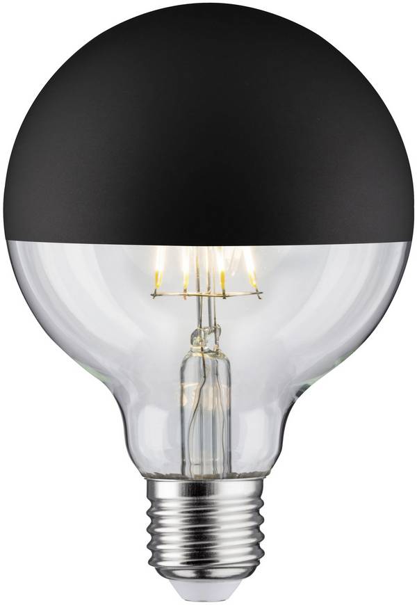 Paulmann 28676 LED Energetická třída (EEK2021) F (A - G) E27 kulatý tvar 6.5 W = 48 W teplá bílá (Ø x v) 95 mm x 138 mm stmívatelná 1 ks