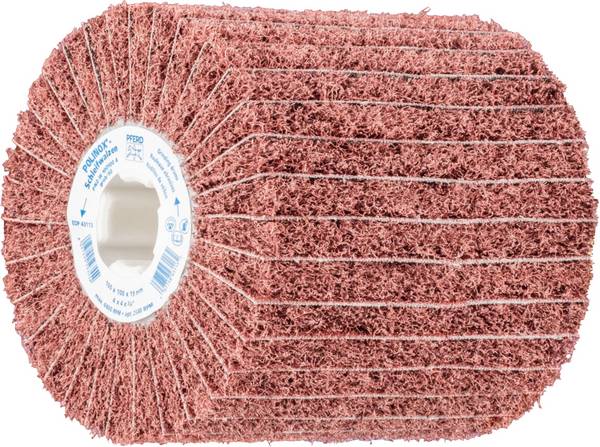 PFERD TOOLS 44641106 Brusný válec z netkané textilie PNZ, Ø 100 x 100 mm, klínová drážka 19 mm, a 60/G, pro jemné broušení a konečná úprava 100 mm  1 ks