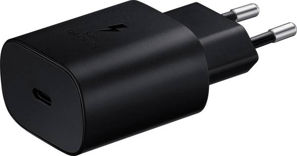 Samsung EP-TA800EBE USB nabíječka, bez kabelu, Rychlonabíječka, 1x USB-C®, 25 W, černá