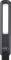 Černá LED stolní lampa s obdélníkovým stínidlem a pohyblivým ramenem, vhodná pro osvětlení pracovního stolu.
