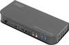 Digitus DS-12850 2 + 2 port přepínač KVM DisplayPort, HDMI dálkové ovládání, klávesnice 3840 x 2160 Pixel
