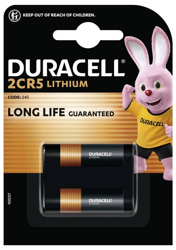Duracell 2 CR 5 fotobaterie 2CR5 lithiová 1400 mAh 6 V 1 ks