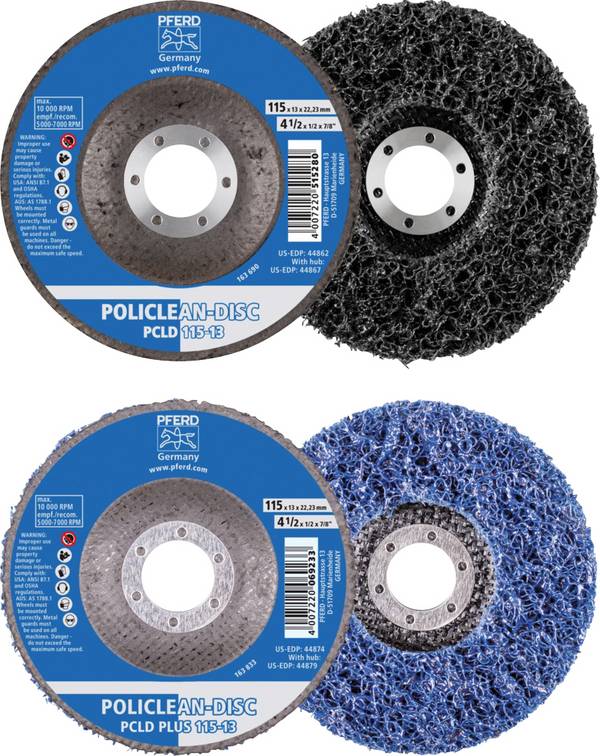 PFERD TOOLS 44698004 Čisticí plsť POLICLEAN Plus PCLD Ø 125 x 13 m otvor Ø 22.3 mm pro hrubé čištění 125 mm 1 ks