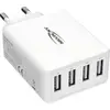 Ansmann HomeCharger HC430 USB nabíječka, 4x USB A, 30 W, bílá