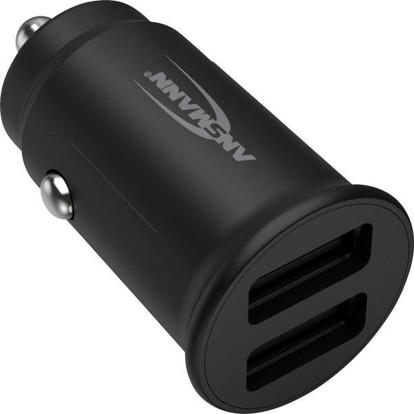 Ansmann InCar Charger CC212 USB nabíječka, 2x USB A, 12 W, černá