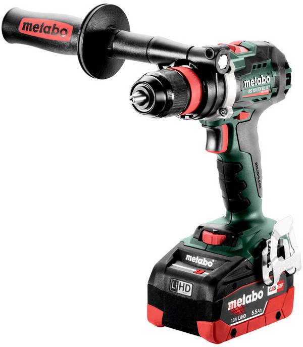 Metabo BS 18 LTX BL Q I aku vrtací šroubovák, 18 V, 5.5 Ah Li-Ion vč. 2x aku, kufřík, vč. nabíječky, 602359660