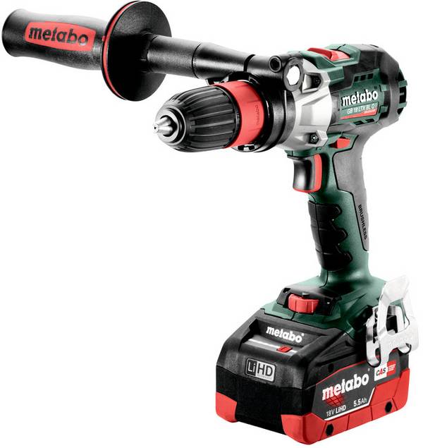 Metabo GB 18 LTX BL Q I aku úhlová vrtačka, 18 V, 5.5 Ah Li-Ion vč. 2x aku, kufřík, vč. nabíječky, 602362660