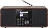 Telestar DIRA S 24i 30-200-01 internetové stolní rádio, internetové, DAB+, FM, AUX, Bluetooth, DLNA, USB, Wi-Fi, internet, funkce nahrávání, s DLNA, vč. dálkového ovládání, funkce alarmu, dřevo (tmavé)