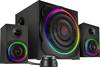 SpeedLink SL-830100-BK 2.1 PC reproduktory Bluetooth®, kabelový, USB 60 W černá