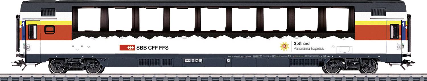 Märklin 043652 Osobní vagon APM Gotthard Panorama Express na SBB
