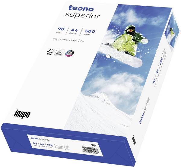 Inapa Tecno Superior 2100011538  univerzální kopírovací papír A4 90 g/m² 500 listů bílá