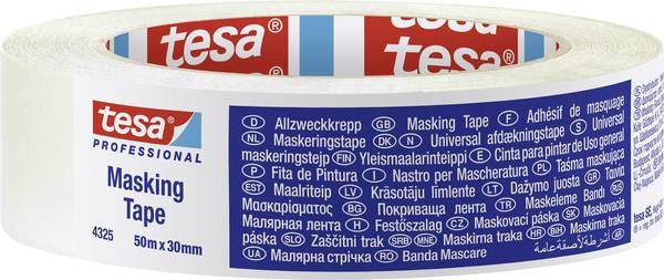 tesa STANDARD 04325-00002-01 krepová lepicí páska tesa® Professional béžová (d x š) 50 m x 30 mm 1 ks