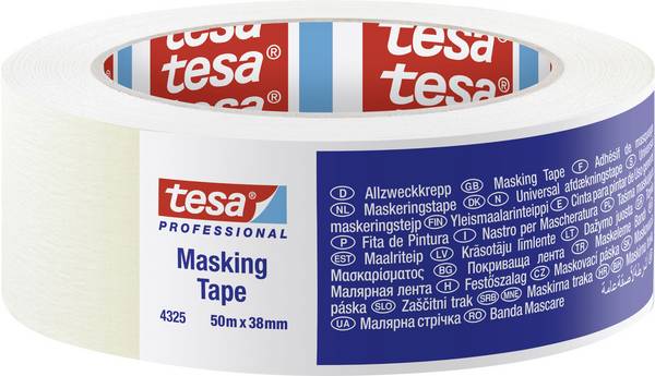 tesa STANDARD 04325-00003-01 krepová lepicí páska tesa® Professional béžová (d x š) 50 m x 38 mm 1 ks