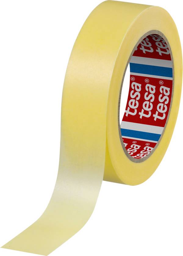 tesa PRECISION 04334-00000-00 krepová lepicí páska Precizní krep® žlutá (d x š) 50 m x 19 mm 1 ks
