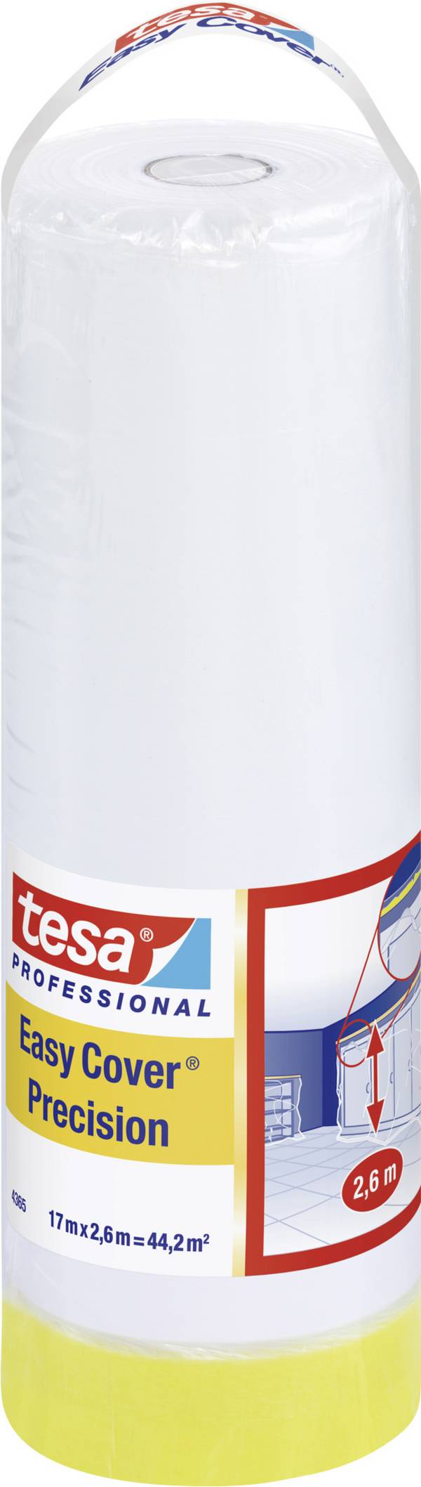 tesa  04365-00003-01 krycí fólie tesa Easy Cover® transparentní (d x š) 17 m x 2.6 m 1 ks