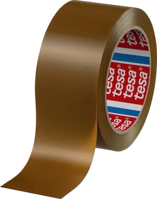 tesa PVC 04124-00343-00 balicí lepicí páska tesapack® 4124  světle žlutá (d x š) 66 m x 50 mm 1 ks