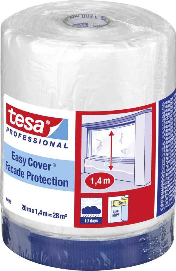 tesa  04498-00001-00 krycí fólie tesa Easy Cover® transparentní (d x š) 20 m x 1.4 m 1 ks