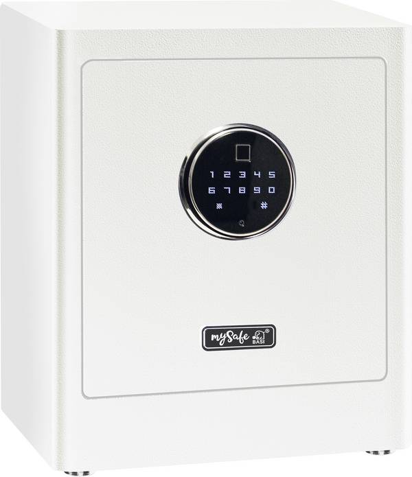 Basi 2020-0000-WEISS mySafe Premium 350 nábytkový trezor  na heslo, zámek s otiskem prstu bílá