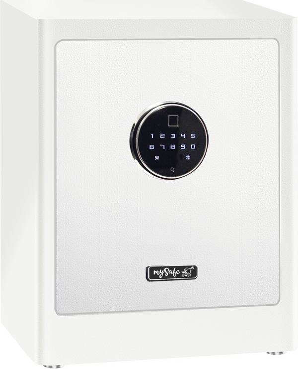 Basi 2020-0001-1000 mySafe Premium 450 nábytkový trezor  na heslo, zámek s otiskem prstu bílá
