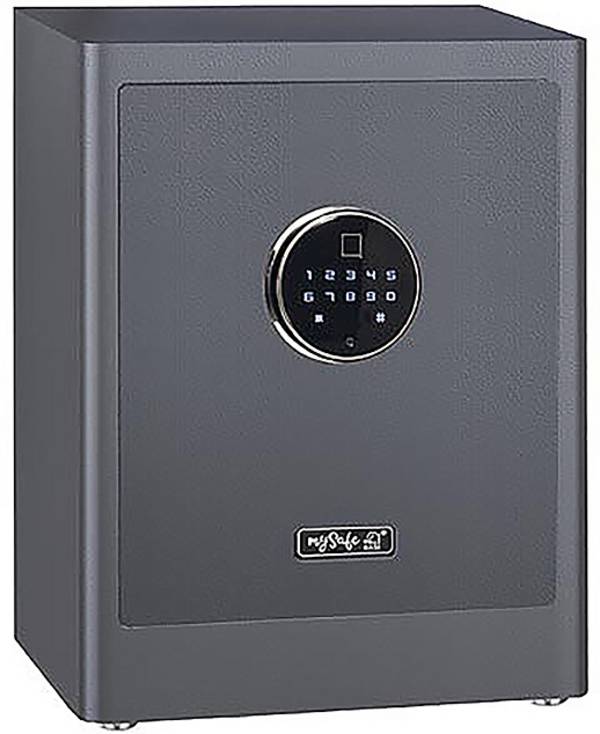 Basi 2020-0001-1200 mySafe Premium 450 nábytkový trezor  na heslo, zámek s otiskem prstu šedá
