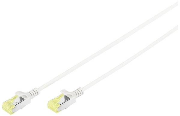 Digitus DK-1624-A-010S RJ45 síťové kabely, propojovací kabely CAT 6A U/FTP 1.00 m šedá stíněný, bez halogenů, dvoužilový stíněný 1 ks