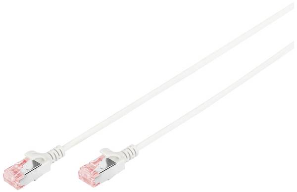 Digitus DK-1624-100S RJ45 síťové kabely, propojovací kabely CAT 6 U/FTP 10.00 m šedá stíněný, bez halogenů, dvoužilový stíněný 1 ks