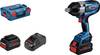Bosch Professional GDS 18V-1050 H, 06019J8502 aku rázový utahovák, 1 050 Nm, 18 V, 8.0 Ah, Li-Ion, vč. 2x aku, vč. nabíječky, kufřík