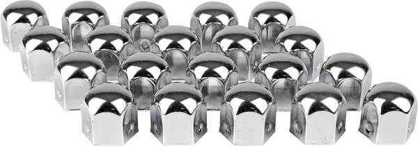 Eufab čepičky pro šrouby kol Vhodná pro (velikost proudu) 19 mm chrom kov