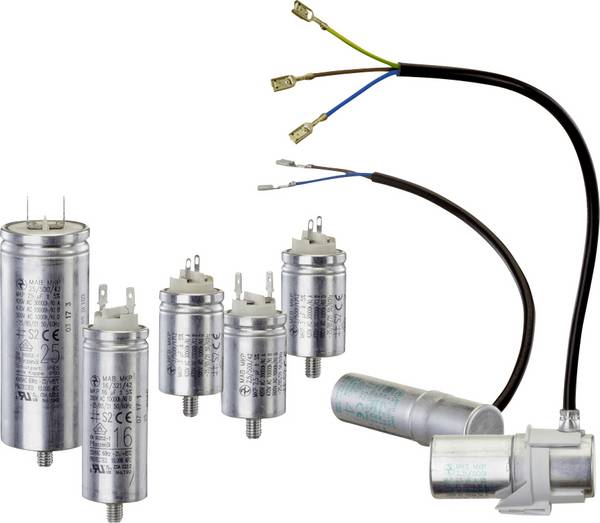 Hydra MKP_285_MSB 30uF 45x80 1 ks motorový kondenzátor MKP   30 µF 450 V/AC 5 %  (Ø x d) 45 mm x 80 mm