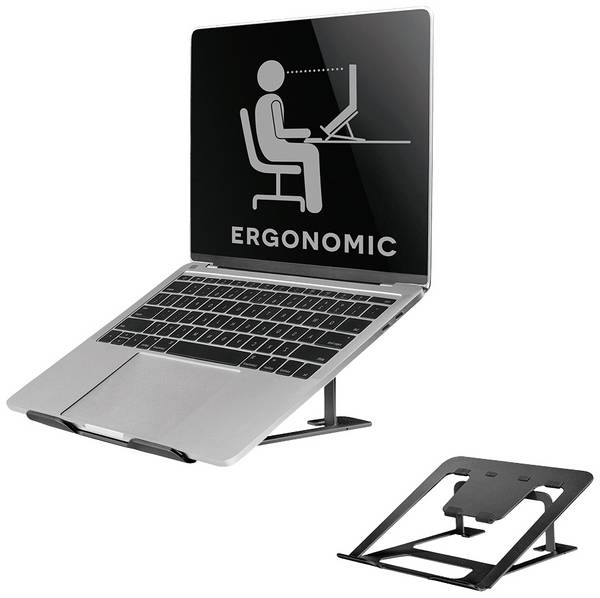 Neomounts NSLS085BLACK podložka pod notebook  nastavitelná výška