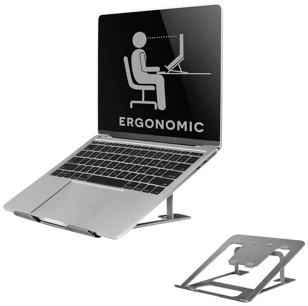 Neomounts NSLS085GREY podložka pod notebook  nastavitelná výška