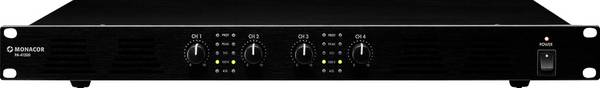 Monacor PA-4120D ELA zesilovač 480 W 4kanálový