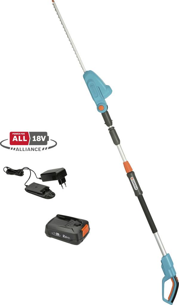 GARDENA GARDENA Akku-Teleskop-Heckenschere THS 42/18V P4A Ready-To-Use Set akumulátor teleskopické nůžky na živý plot  + akumulátor, vč. nabíječky  18 V Li-Ion