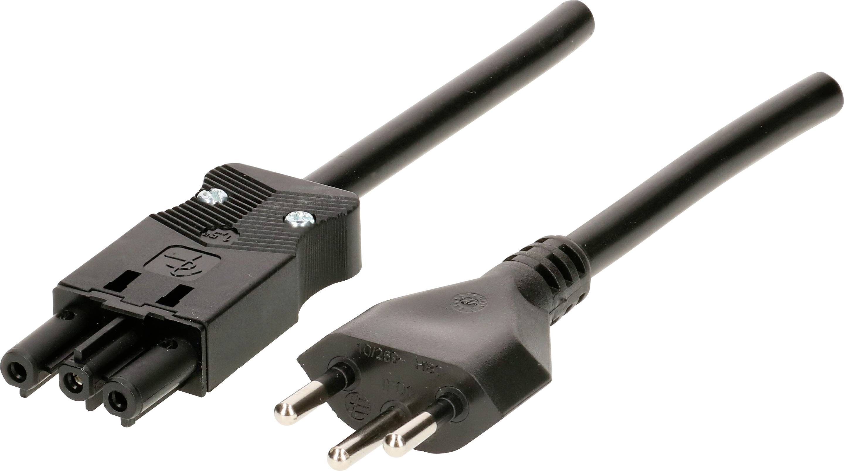Max Hauri 139975 napájecí kabel černá 10.00 m