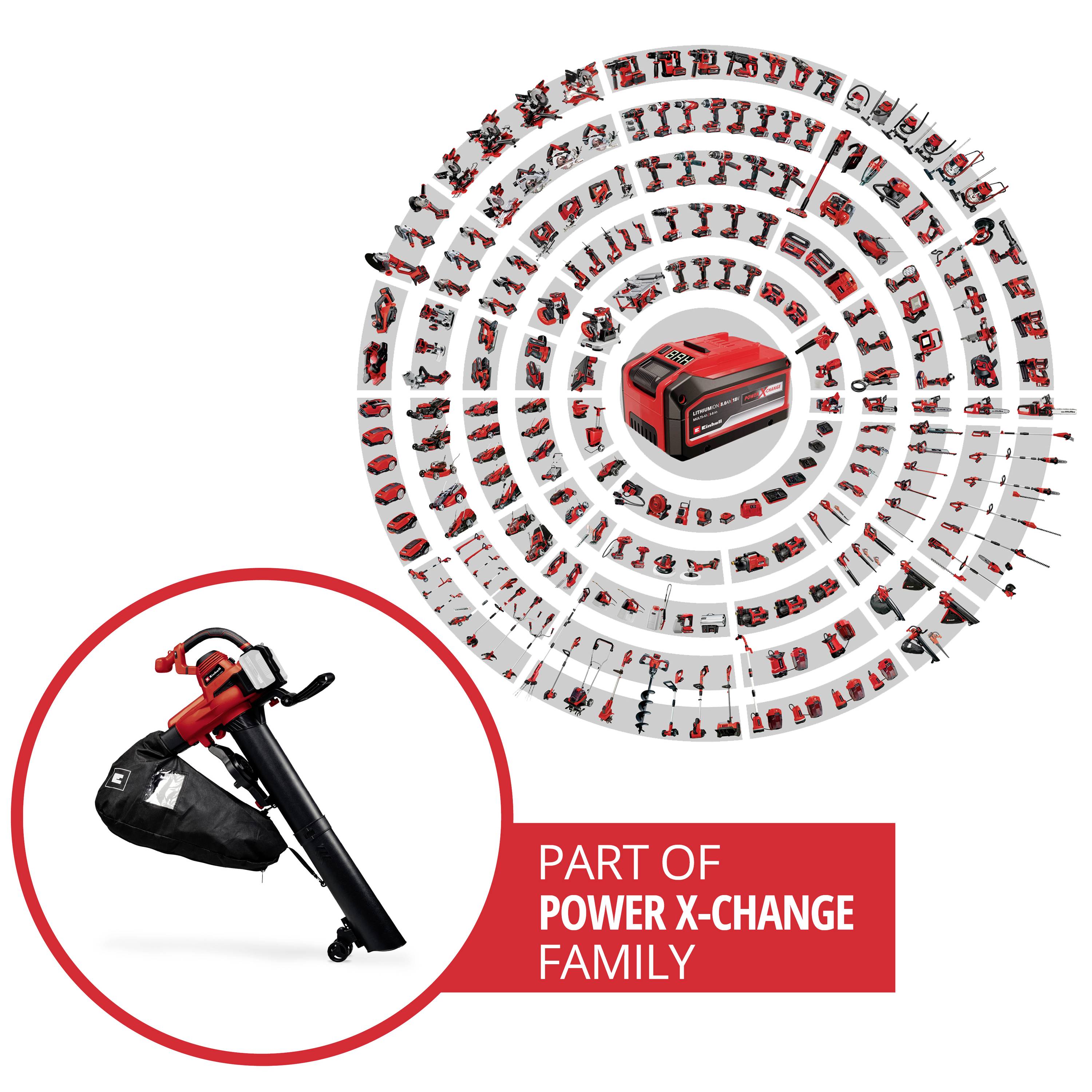 Einhell 3433630 GE-CL 36/230 Li E -Solo Power X-Change akumulátor vysavač listí bez akumulátoru, bez nabíječky 36 V-3